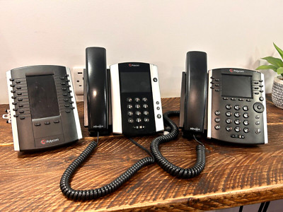 Polycom Telefone x 14:4 x VVX500, 10x VVX411, 9x VVX Farbe Erweiterungsmodule