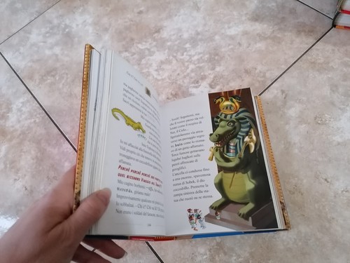 Libro Viaggio Nel tempo 1 Geronimo Stilton con gli stickers Piemme - Foto 8 di 8