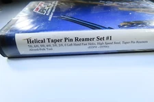 NEW ALVORD POLK TOOL HELICAL TAPER PIN REAMER SET #1 HIGH SPEED STEEL ( 6 ) PCS