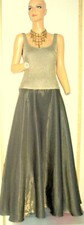 SPECTACULAR SHIMMERING VINTAGE CACHE EVENING GOWN, size S, M - new with tags