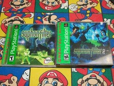 Syphon Filter 1 & 2 (Sony PlayStation 1) PS1 CIB Complete - Shooter Game