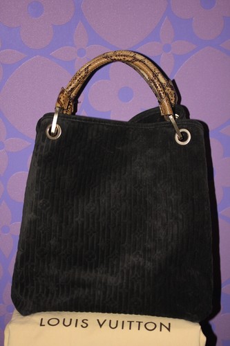 Louis Vuitton $4k+ Whisper GM Khol Embossed Monogram Suede Snakeskin *Limitiert*!! - Bild 2 von 12