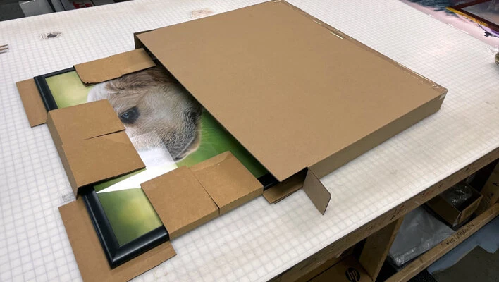 Póster o lienzo de pintura de león Foto 3 de 4