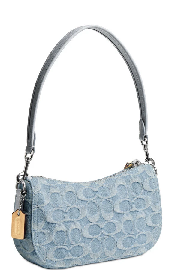 Coach Denim Swinger Shoulder Bag