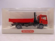 Wiking: MAN TGA L Camion Pritschen Con Gru Nr. 675 04 31 / 6750431 (SSK33)