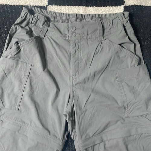 REI Grey Nylon Zip Off Girls Size XL (18) Pants/Shorts Hiking Outdoors Pants - Picture 2 of 9