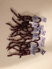 Blue moon lampwork glass beads 14 in in Rondel Multi Purple Lot