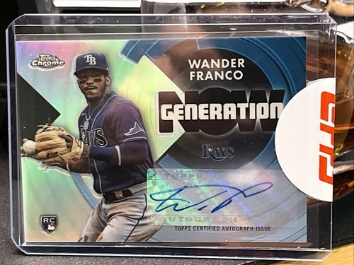 Wander Franco [Autograph] #GNC-4 2022 Topps Chrome Update Generation Now card