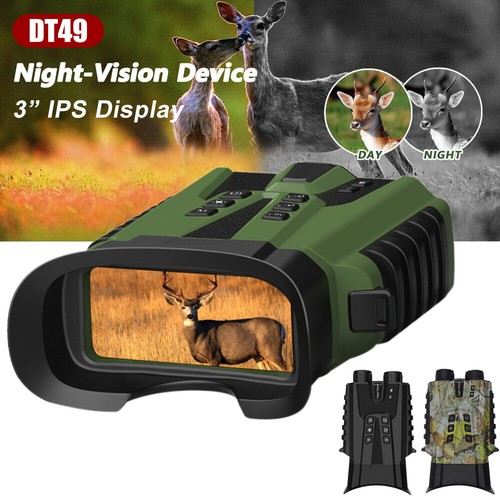 2.5K UHD Night Vision Goggles Infrared Binoculars 3'' IPS Screen 8X Digital Zoom - Picture 1 of 56