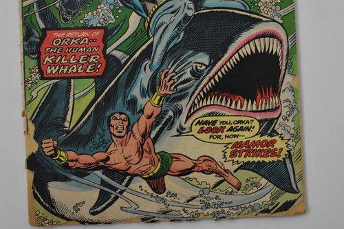 Prince Namor, the Savage Sub-Mariner 66 Edad de Bronce Retorno de Orca en muy buen estado - Imagen 3 de 5