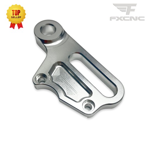 CNC Motorcycle Front or Rear Brake Caliper Guard Bracket For VMC Mini GP Silver - Picture 3 of 11