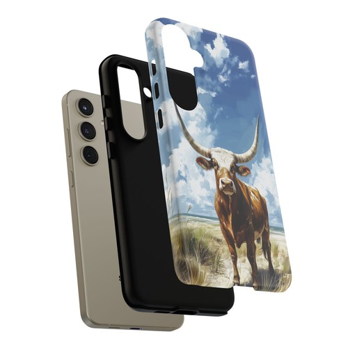 Bull Horns Blue Sky - Phone Ink Cover Case for iPhone, Galaxy, Pixel - 第 213/281 張圖片