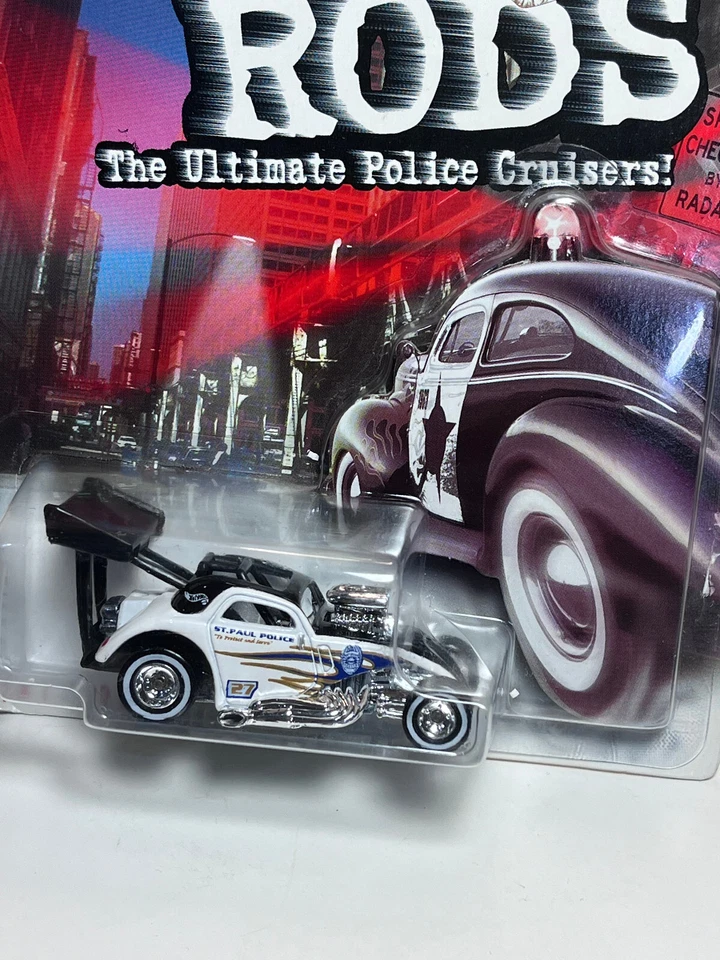 Hot Wheels 1999 COP RODS FIAT 500C ST PAUL MN Foto 2 de 3