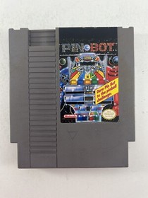 Pin Bot Nintendo NES Game Only 1990 Tested Authentic