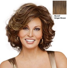 Raquel Welch Embrace Wig - Heat Friendly, RL5-27 Ginger Brown, HAIRUWEAR