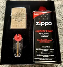 Zippo Windproof Classic Lighter Harley Davidson w/Gift Box, Flint And Fuel 2011