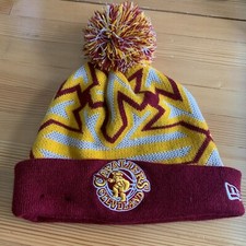 Cleveland Cavaliers Glow Knit Cap NBA New Era BEANIE POM Cavs Hat Men Size
