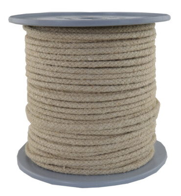 100 METER  Ø 6 mm HANFSEIL 100% NATURHANF - geflochten - Hanf Seil Hemp