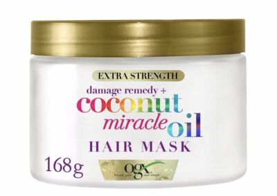 OGX Coconut Miracle Oil Haarmaske für geschädigtes Haar x2 (168gx2)