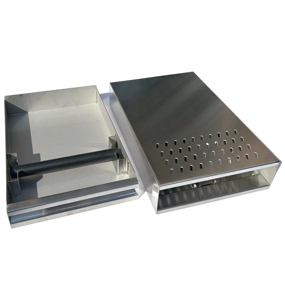 Chef-Hub Stainless Steel Coffee Grounds Waste Drawer 38 x 25 x 8.5cm Barista - Image 3 of 4