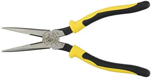 KLEIN TOOLS Pinza Naso Lungo Resistente Taglio Laterale Manico Comfort 220mm J2038-
