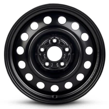 New Wheel For 2008-2012 Honda Accord 16 Inch Painted Black Steel Rim