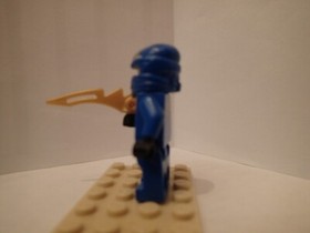 LEGO NINJAGO-Jay ZX Minifigure Golden Axe Blade-SET 9442 STORM FIGHTER/SPINJITZU