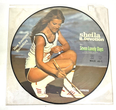 Sheila B Devotion ~ Seven Lonely Days ~ Picture Disc. VG++~3
