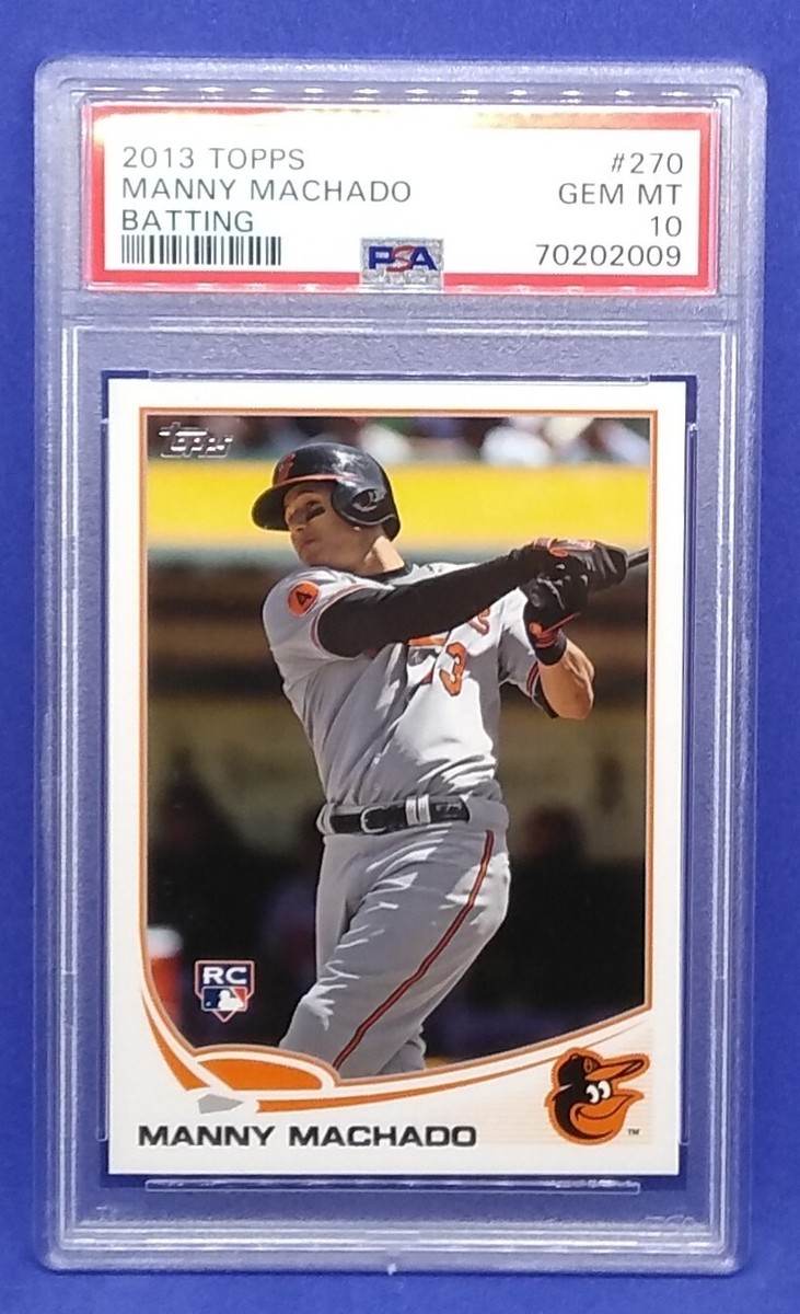 PSA 10 - 2013 Topps #270 Manny Machado (Batting/SP)(RC
