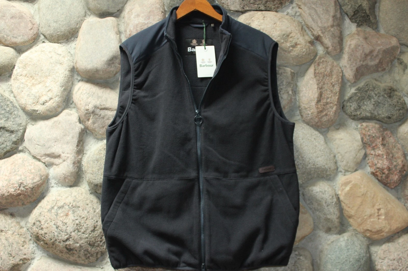 Barbour Country Fleece Gilet Vest MFL0146NY72 Navy Blue New Large L
Opens in a new window or tab
