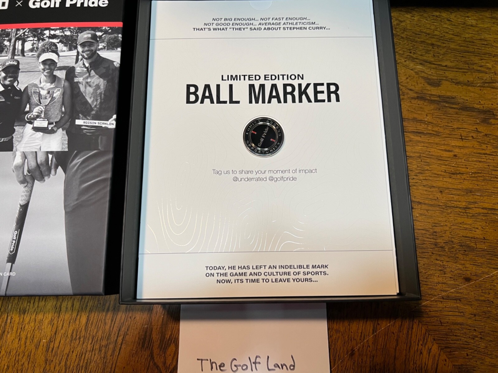 RARE 1ST Edition Golf Pride X Underrated Limited Edition Grips Set Steph Curry