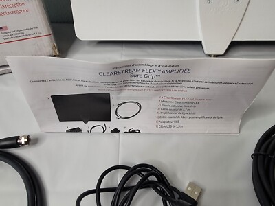 Direct Clearstream Flex Amplified Antennas TV Antenna - White, Like New ...