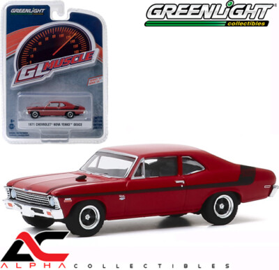 Greenlight 13270-E GL Muscle Series 23 1971 Nova Yenko Deuce Hugger Orange 1//64 Scale