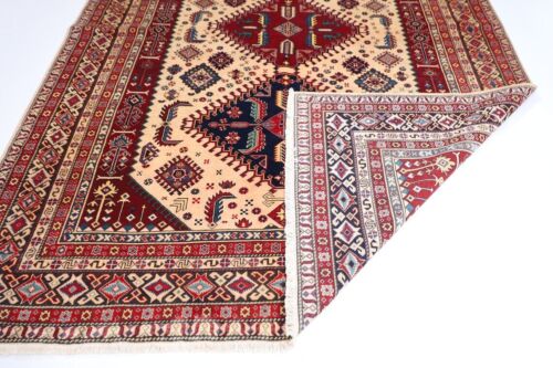 8 x 10 ft kazak beige Area Rug Afghan Hand Knotted Veg Dye Wool - Picture 6 of 10