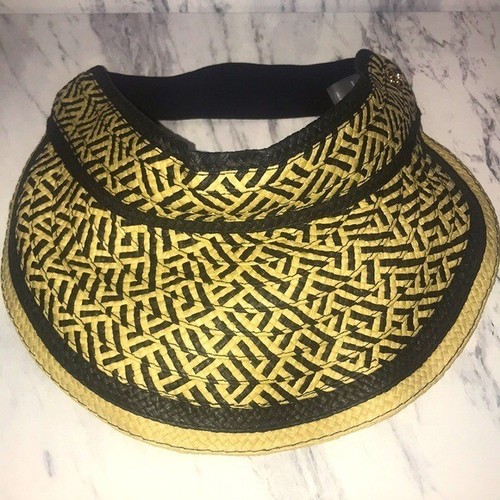 Calvin Klein woven sun visor hat