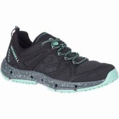 New Merrell Hydrotrekker Black Mint Green J034294 Water Trail Sneakers Women 6 M