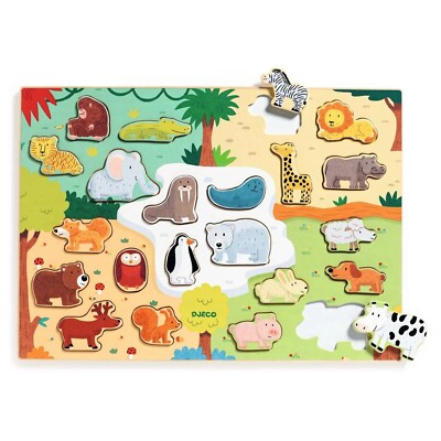 Djeco DJ01830 Holzpuzzle: Animo