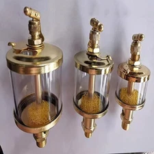 1/4" 3/8" PT Thread Needle Valve Type Oil Cup Sight Gravity Drip Feed Oilers New