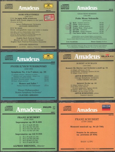 Amadeus - Lotto 10 CD Audio di Musica Classica - Versione da edicola - Picture 3 of 5