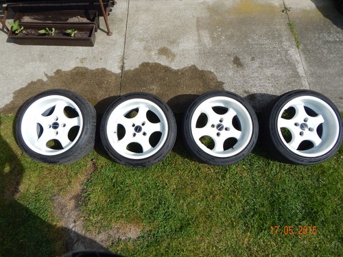 Dezent alufelgen 9x16 lk 4x100 Tiefbett Felgen mit Hankook Reifen 215/40R16