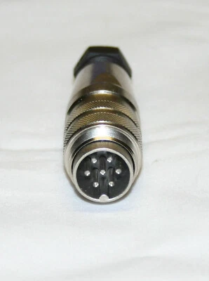 DIN Stecker M 16x0,75 male 7 pol Amphenol Tuchel Bandmaschinen Nagra Stellafox
