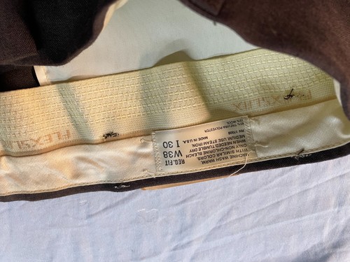 Sears Roebuck Pants Men Brown Business Casual Pants Waist Straight Trousers New - Picture 9 of 14