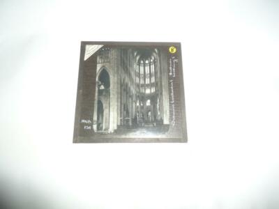 Glas Magic Lantern Slide Beauvais Kathedrale Frankreich Gothic Stil Newton & Co.