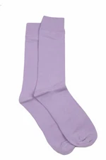 Men's Solid Lavender Mid Calf Sock Fits Size10-13 Business Weddings Formals