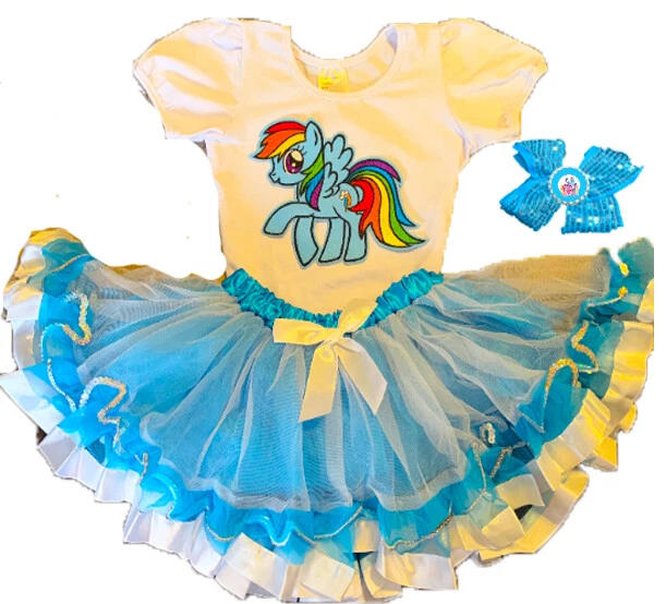 My Little Pony Rainbow Dash Birthday Party 1st 1 Tutu Dress