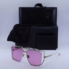 Valentino V-LIGHT VLS-116C White Gold/Solid Pink AR 59-16-140 Sunglasses New ...