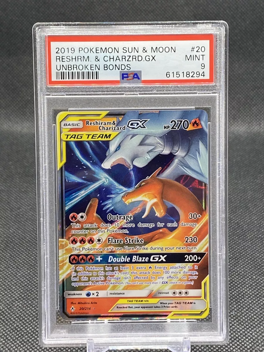 POKEMON TCG Reshiram & Charizard GX 2019 Pokemon TCG Unbroken