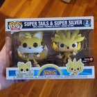 Funko Pop! Vinyl Sonic Super Tails & Super Silver 2 Pack GameStop Exclusive