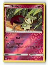 Pokemon Card Mimikyu Reverse Holo LP SM - Team Up 112/181