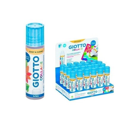 Giotto 24 Stück Transparenter Flüssigkleber Stick 40 g